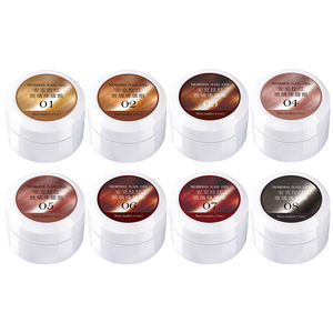 2025 <span class=keywords><strong>Ancara</strong></span> rosso occhio di gatto UV Gel smalto per unghie Suite di lunga durata 8 colori francese perline di vetro a LED pietra magnete Glitter per unghie - Product Image 5