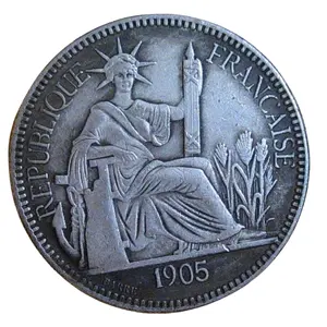Ornamenti rame placcato argento retrò 1875 moneta americana moneta commemorativa moneta antica