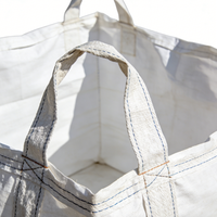 Sac jumbo en polypropylène tissé de qualité alimentaire imprimé sur mesure, 1000 kg, grand sac FIBC à ouverture supérieure pour le riz et la farine