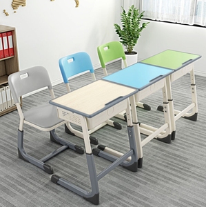 Conjunto de Escritorio y Silla Ajustable para Niños, Muebles Escolares Resistentes con Almacenamiento, Diseño Ergonómico, Conjunto de Escritorio de Estudio - Product Image 1