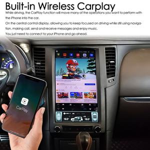 Radio de Coche Android con Pantalla Vertical de 13.6 Pulgadas para Infiniti FX35 QX70 2012-2019, Navegación GPS para Automóvil, Reproductor Multimedia de Video con CarPlay - Product Image 5