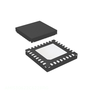 Circuito Integrado de Gestión de Energía (PMIC) 32 VQFN con Contacto Expuesto AMIS30622C6228RG en Stock IC MTR DRVR BIPLR 6.5 29V 32NQFP - Product Image 1