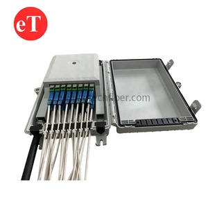 Ngoài Trời PC + ABS 8 Cores Pigtail 1X8 1X16 Phân Phối Cajas Nap Fiber Optic Splitter Terminal Box - Product Image 6