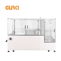Érecteur-scelleur de cartons semi-automatique GURKI avec scellage par induction pour l'emballage de boissons, alimenté électriquement, pour cartons en papier et en plastique