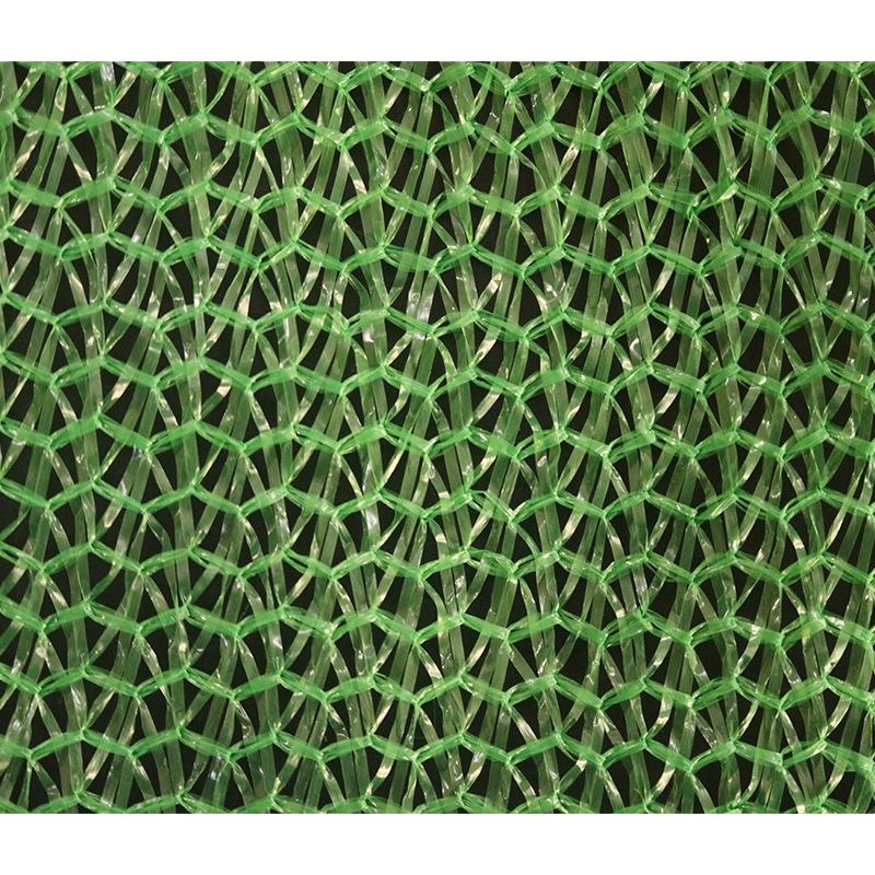 Polvere di plastica Filo Piatto Ombra Verde Copertura del Suolo Del Sole Ombra Net