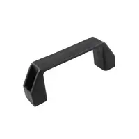Poignée de traction industrielle Poignée carrée en nylon en plastique renforcée150mm Poignée de porte d'armoire électrique noire