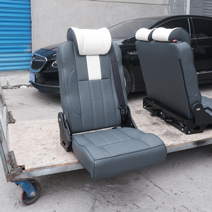 Asientos plegables SpaceSaver para furgonetas con cinturones de seguridad integrados de 3 puntos, piezas de asiento de cuero para furgonetas camper y vehículos recreativos. - Product Image 5