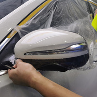 Film de Protection de voiture, transparent, en TPU, Anti-rayure, pour réparation chaude, peinture, réparation, 2 pièces