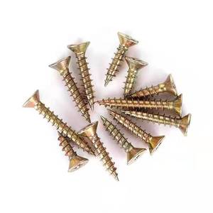 สกรูยึดแผ่นไม้อัด <span class=keywords><strong>Fasto</strong></span> Supply C1022 MDF สีขาวเหลือง ชุบสังกะสี ราคาโรงงาน บรรจุภัณฑ์ตามสั่ง หัว Pozi - Product Image 4