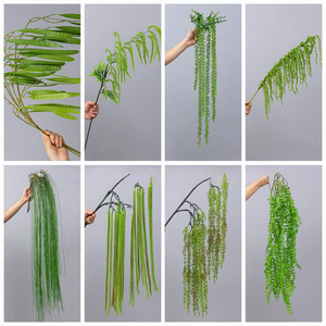 Grossiste d'usine : Herbe artificielle suspendue floquée, décoration <span class=keywords><strong>de</strong></span> mariage en forme <span class=keywords><strong>de</strong></span> larmes d'amour - Product Image 1