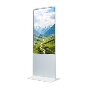 Quiosco de pantalla LCD con pantalla táctil 4K para señalización digital y monitor de pie de 32-86 pulgadas, tienda/restaurante Android - Product Image 1