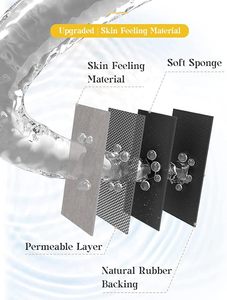 Skymoving Nieuwe Badmat Rubber Antislip Snel Droogend Grijs Badmatten Antislip Absorberende Diatomiet Badmat - Product Image 6