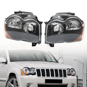 CH2518131 Jeep Grand Cherokee 2008-2010 Halogen Black Yellow Headlamps Headlights Car Accessories Auto Parts For Jeep