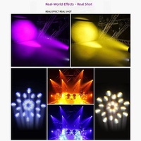 Mini projecteur laser à faisceau 230W 7R, lumière de scène LED pour DJ, discothèque, hôtel, DMX512, 16 canaux, 48 prismes et effet arc-en-ciel