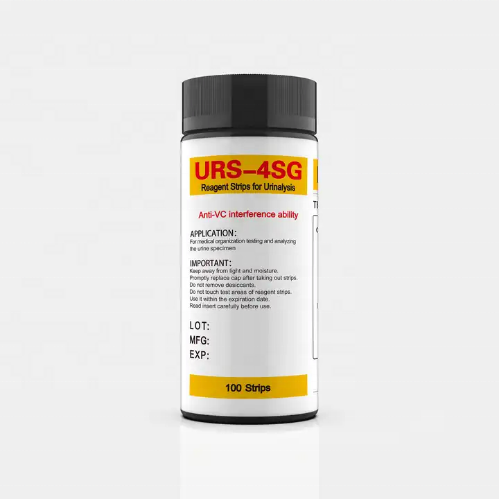 Customized Urine Test Strips Kit with 4 Parameters Manual Urinalysis Clinical Analytical Instruments Equipment