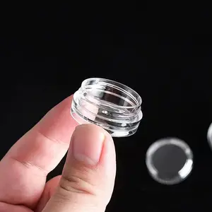 Empty Cosmetic Jar 3ml 5ml Plastic Clear Cream Jar