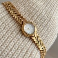 Montre de Luxe Femme Scottie en Alliage Platine Nacre et Quartz, Cadran à Aiguilles 30mm, Chiffres Romains, Résistance à l'Eau 30M, Tendance
