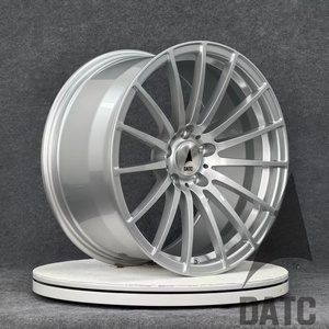 Cerchi in Lega Forgiati DATC da 19-21 Pollici, Multirazza 5x112 5x120 5x130, Finitura Argento Spazzolato per Porsche <span class=keywords><strong>Taycan</strong></span>, Audi E-tron GT, Mercedes EQE - Product Image 3