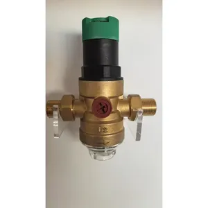 Vanne <span class=keywords><strong>de</strong></span> réduction <span class=keywords><strong>de</strong></span> <span class=keywords><strong>pression</strong></span> d'eau réglable avec préfiltre intégré et soupape <span class=keywords><strong>de</strong></span> sécurité, régulateur <span class=keywords><strong>de</strong></span> <span class=keywords><strong>pression</strong></span> <span class=keywords><strong>de</strong></span> gaz pour <span class=keywords><strong>plomberie</strong></span> (fabriqué en Chine continentale) - Product Image 6