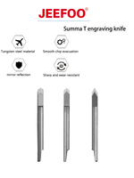 Cortador de doble cabeza SUMMA T, cuchillas de tungsteno, brocas de grabado tipo T para Plotter, cortador de vinilo, 30/45/60/36 grados