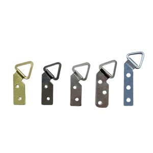 Eye Slip <b>Hook</b> Iron Galvanized Double Hole Triangular Hanging Ring For General Industry Use - Product Image 5