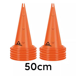 Bola kerucut latihan olahraga kebugaran kerucut penanda latihan sepak bola kerucut rintangan dengan lubang logo latihan - Product Image 2