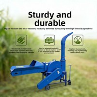 Hacheuse à herbe verte haute productivité, nouvelle machine à couper le foin et les cultures sèches en acier