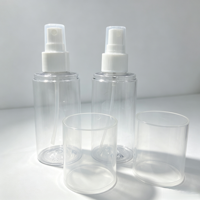 Flacons pulvérisateurs en plastique PET de 100 ml, 120 ml, 150 ml, 200 ml, flacons pulvérisateurs hydratants à fine brume, flacons pulvérisateurs de parfum, flacons pulvérisateurs de protection solaire
