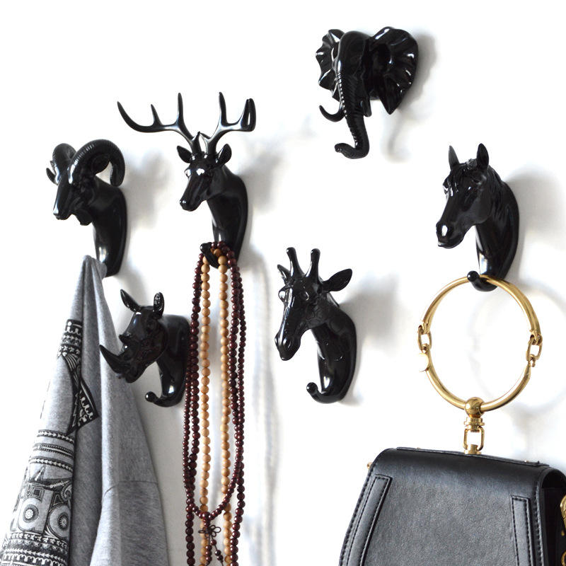 Appendiabiti Da Parete Con Cervo - Italia