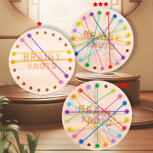 Novità 2025: Grande Gioco <span class=keywords><strong>di</strong></span> <span class=keywords><strong>Logica</strong></span> con Corda per Sfogliare i Nodi, Gioco da Tavolo Educativo per Bambini dai 2 ai 7 Anni - Product Image 4