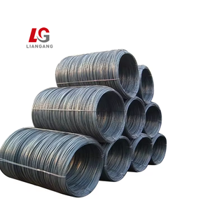 SAE ลวดเหล็กคาร์บอน1008 5.5มม. 6.5มม. ลวดสแตนเลสรีดร้อน SAE1008 Q195สำหรับอาคาร - Product Image 1