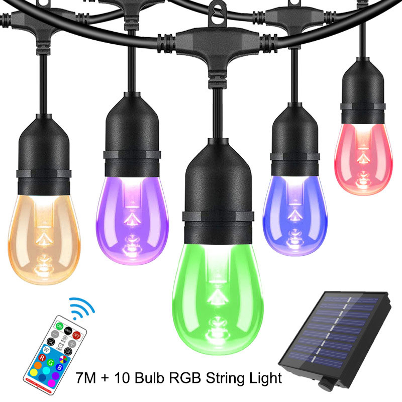 7M 10-Bulbs RGB string light