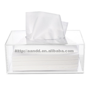 Porte-mouchoirs rectangulaire en acrylique pour salle de bain et porte-serviettes en acrylique à prix abordable - Product Image 3