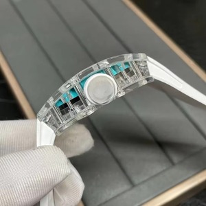 El Nuevo Reloj Deportivo Más Vendido 3501 con Caja Transparente de Cristal en Forma de Barril para Hombre, es un Reloj de Pulsera Mecánico Automático - Product Image 6