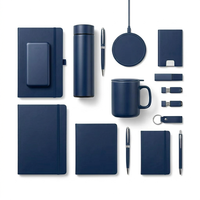 Kit de bienvenue personnalisé pour réunions d'affaires, kit de trajet, coffret cadeau de bureau, bouteille isotherme, journal, stylo, tasse, personnalisation OEM