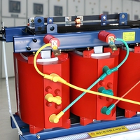 Transformateur Électrique Haute Tension 3 Phases 50Hz SCB13/14 Type Sec 3 Bobinages 10kV-11kV/480V-440V 110V 380V pour Système de Distribution d'Énergie