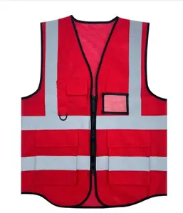 Светоотражающий жилет для Дорожных рабочих с логотипом на заказ, Мужская Спецодежда, оранжевая промышленная одежда с карманами
