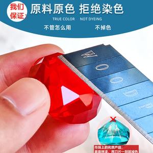 Pierre précieuse décorative en cristal artificiel rond, couleur violette, pour la décoration de la maison, article de collection - Product Image 4