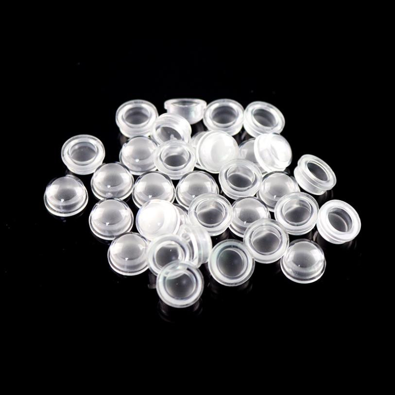 13 мм 10 ~ 140 градусов мини светодиодные Угловые линзы PCB для 1 Вт 3 Вт светодиодной лампы выпуклые линзы 5050 светодиодные линзы