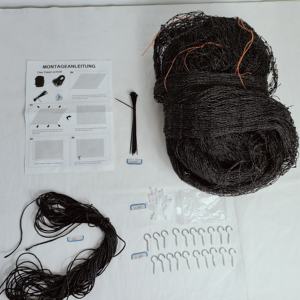 Prix bon marché 3*6m sécurité Nylon Pet chat <span class=keywords><strong>chien</strong></span> lapin filet <span class=keywords><strong>de</strong></span> sécurité avec vert noir couleur transparente - Product Image 2