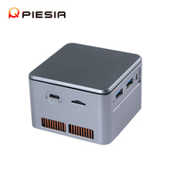 Mini PC Nuc Económico, Intel 11.ª Generación Jasper Lake N5105 N6005, 4 Puertos LAN, DDR4 Integrada, 8 GB de RAM, X86, Mini PC de Escritorio Portátil para Oficina