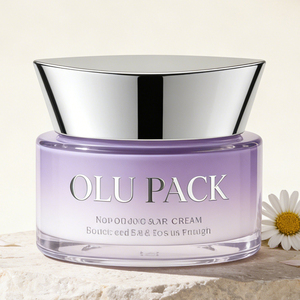 ขวดครีมบำรุงผิวหน้าแก้วเคลือบไล่สี 65 มล. คุณภาพสูง <span class=keywords><strong>ขาย</strong></span>ดี พร้อมฝาอลูมิเนียม - Product Image 1