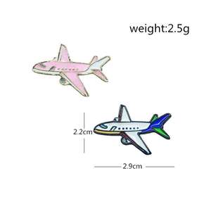 تصميم الطيران هدايا الملابس الديكور المعادن شارة تثبّت في طية السترة الصلب المينا الشظية النيكل بروش مخصص شعار طائرة دبوس - Product Image 5