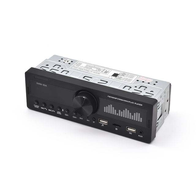 Hot Selling Car Mp3 Player Double Usb Fm Stereo Radio Single Din Fixed Panel Car Player