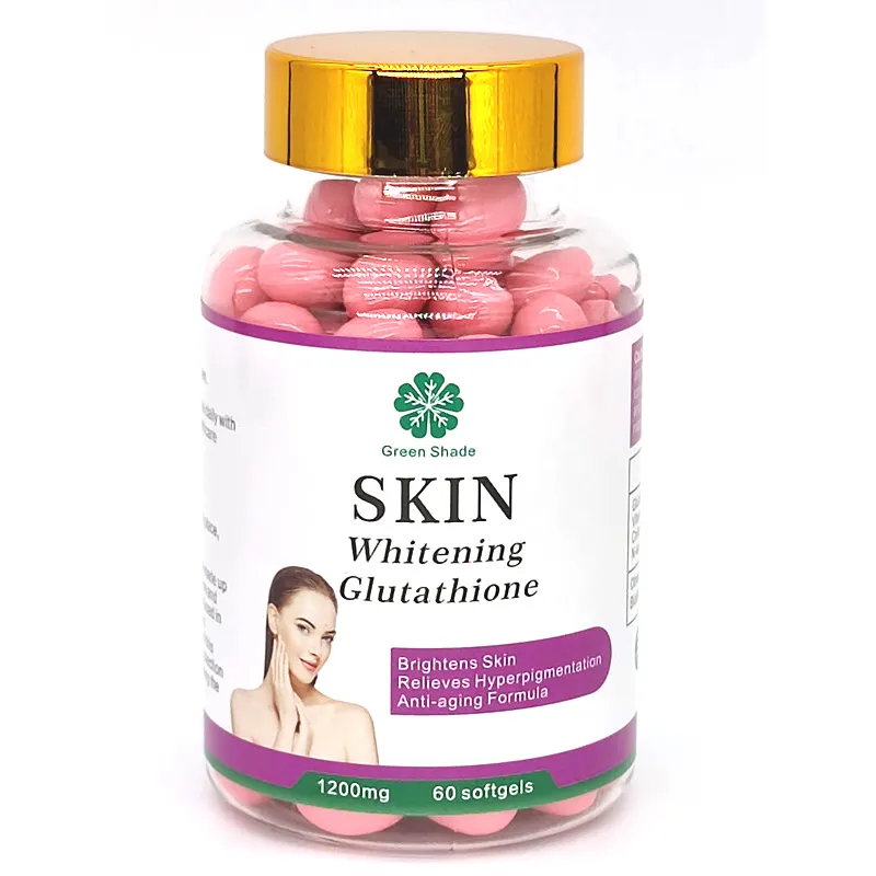 1200mg high quality skin whitening glutathione capsule collagen vitamin C + E skin whitening pills