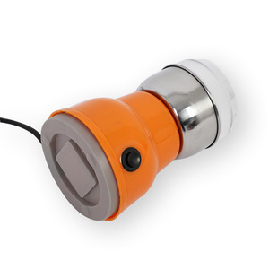 Electric Coffee <b>Grinder</b> Stainless Steel Blades Orange Color Push Button Control Household Use - Product Image 3