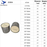 Convertisseur catalytique céramique en nid d'abeille à haut débit 400 CPSI 600 cellules, trois voies, rond, en métal, en boîte