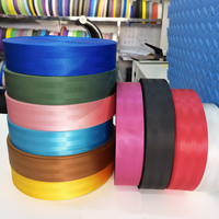Écologique Solide 5/8 ''1 pouce 1.25 pouces 1.5 pouces 3/4 pouces Noir 100% Nylon Chevrons Sangle Ceinture Sangle Personnalisé Nylon