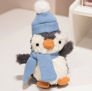 Offre Spéciale – Jouets en Peluche Super Doux en Coton PP (18 cm) : Cochon, Canard, Hibou, Pingouin, Éléphant – Adorables Animaux Rembourrés pour Anniversaire et Anti-Stress - Product Image 6