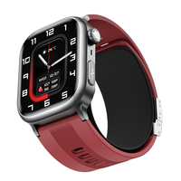 Montre connectée sportive TK66, écran AMOLED carré de 2,06 pouces, assistant vocal IA, télécommande, suivi d'activité magnétique, fréquence cardiaque précise